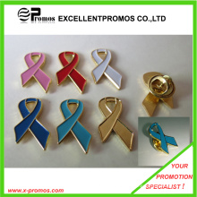 Hot Quality Custom Red Ribbon Badges, Metal Badges (EP-L8260)